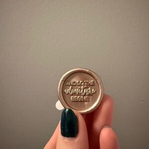 Gold Embossed Wax Seal Stamp